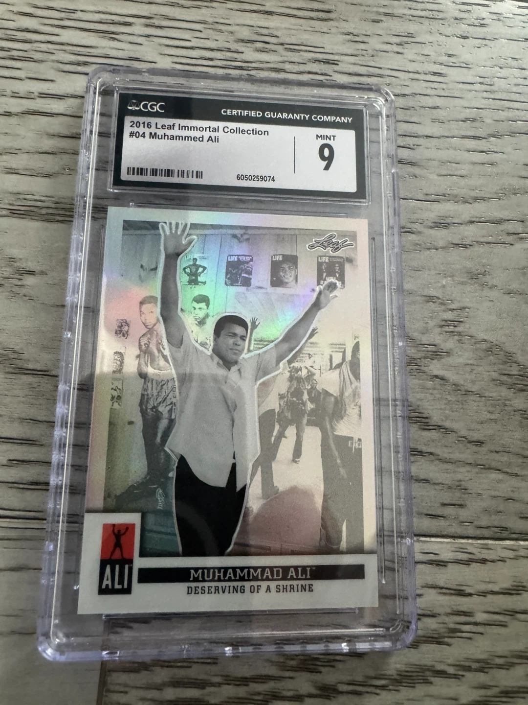 2016 Leaf Immortal Collection Muhammad Ali Trading Card