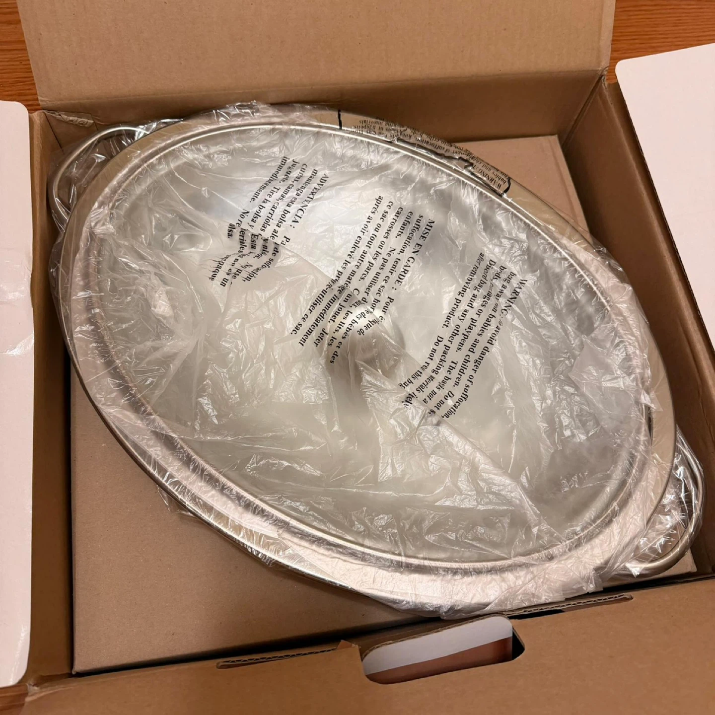 Oval Stainless Steel Chafing Dish - 4.2 Quart - photo 2