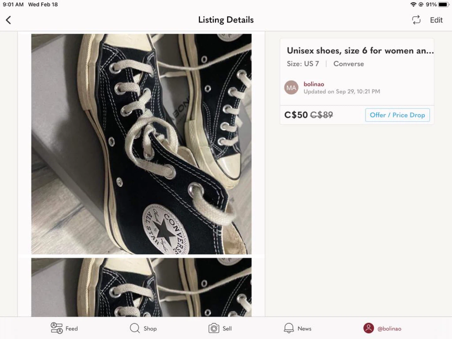 Converse Chuck Taylor All Star High Top Shoes - photo 2