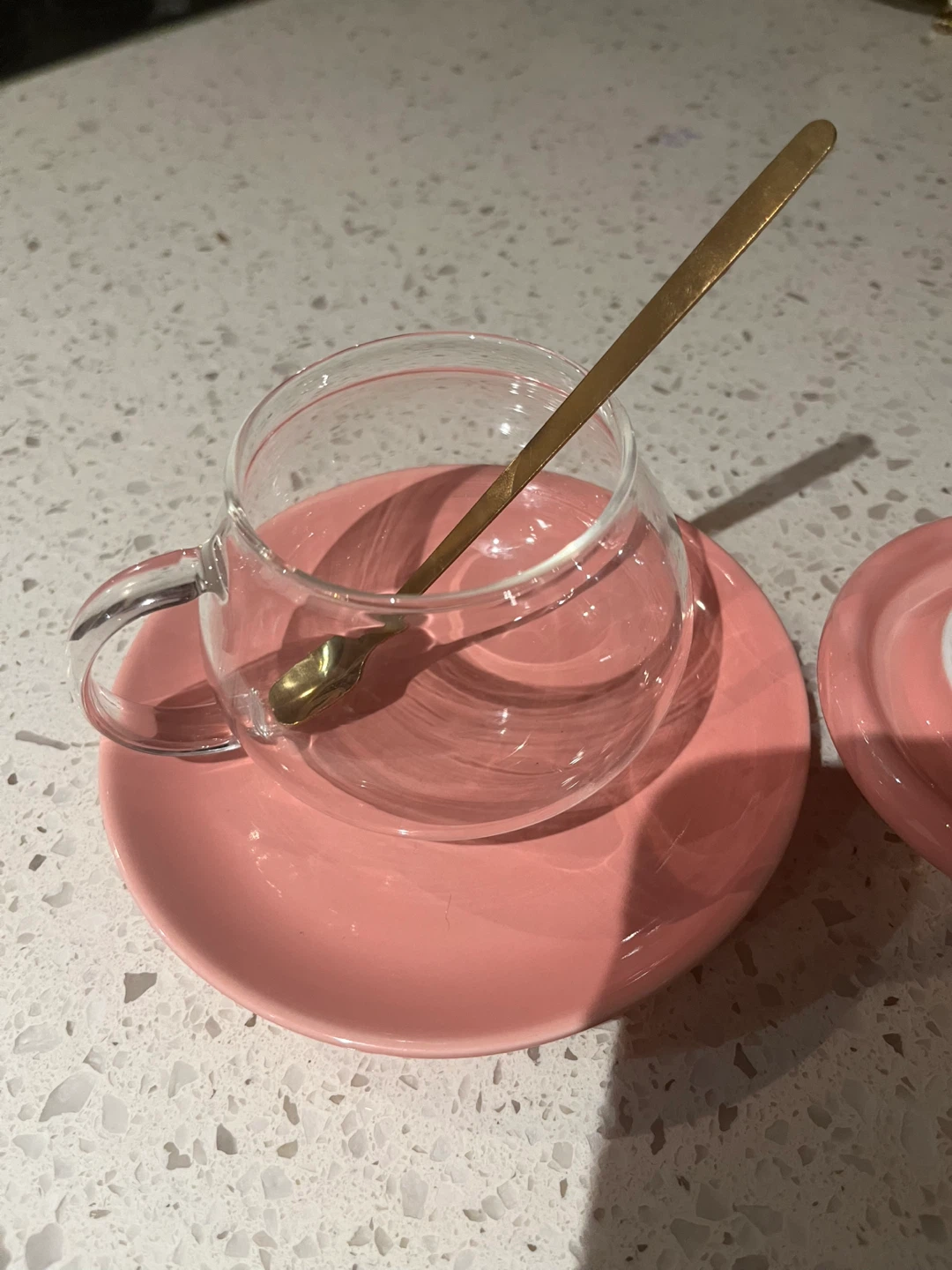 Pink Mushroom Tea Cup and Saucer Set with Spoon - photo 4