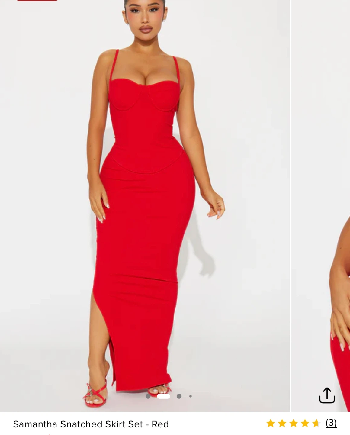 Red Samantha Skirt Set - photo 4