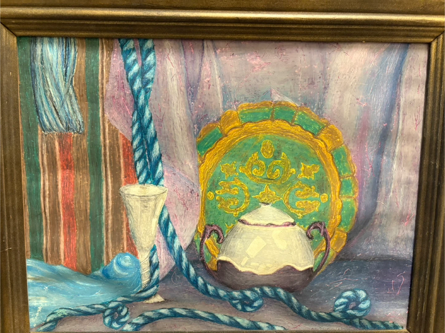 Framed Still Life Painting