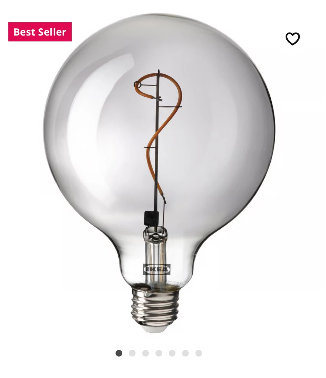 IKEA table lamp + decorative light bulb! - photo 4