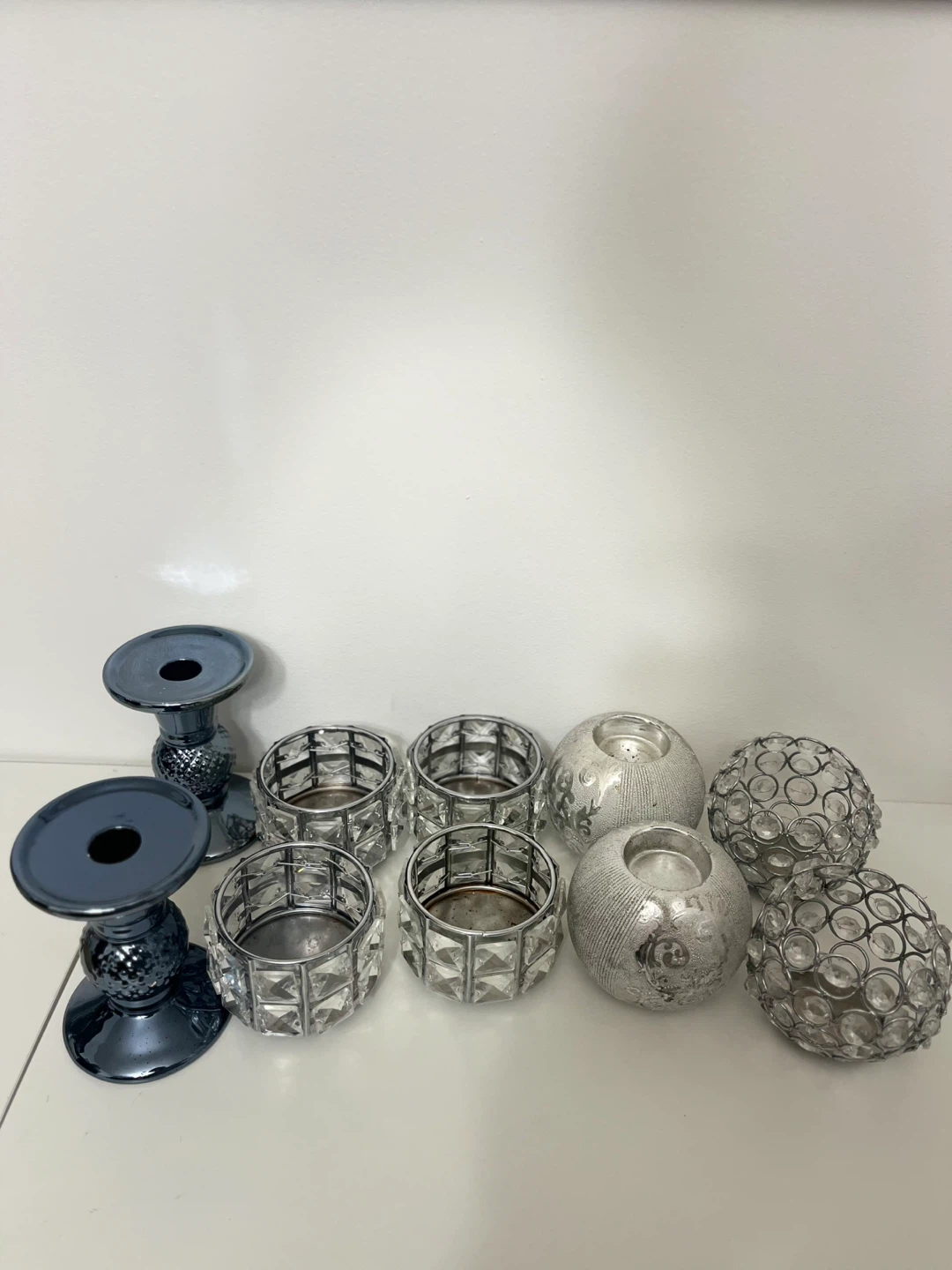 Set of 7 Candle Holders