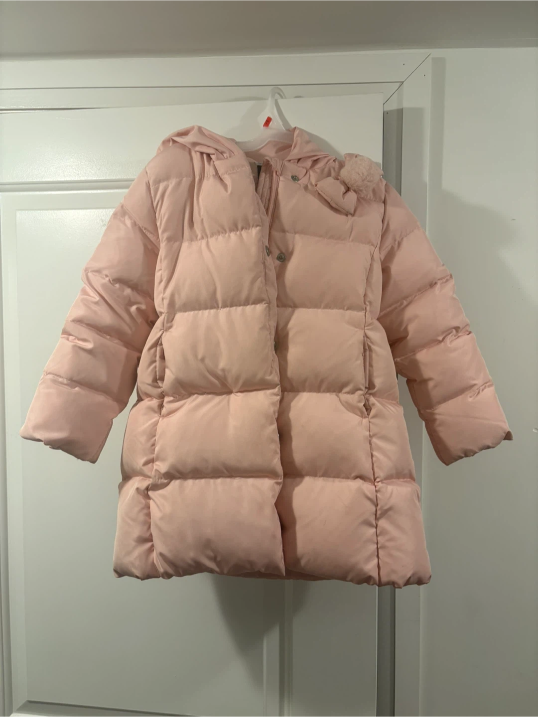Petite Black by Celden Pink Puffer Coat Size 120