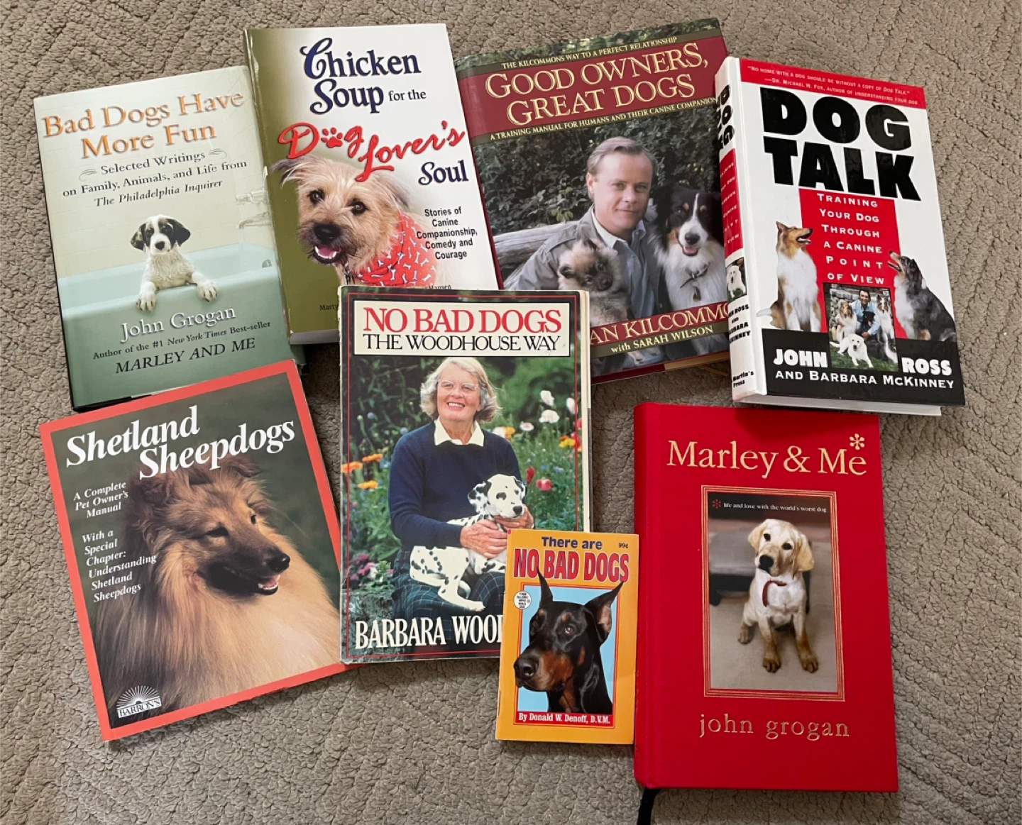Lot of 8 Dog Books