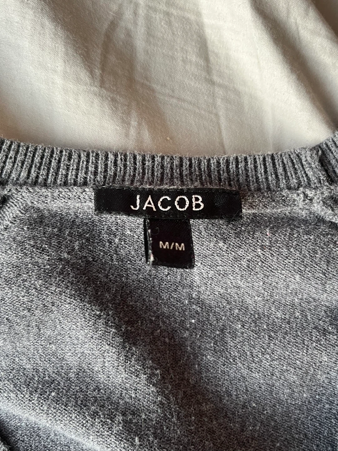 Jacob Women's Grey V-Neck Sweater - Medium - photo 2