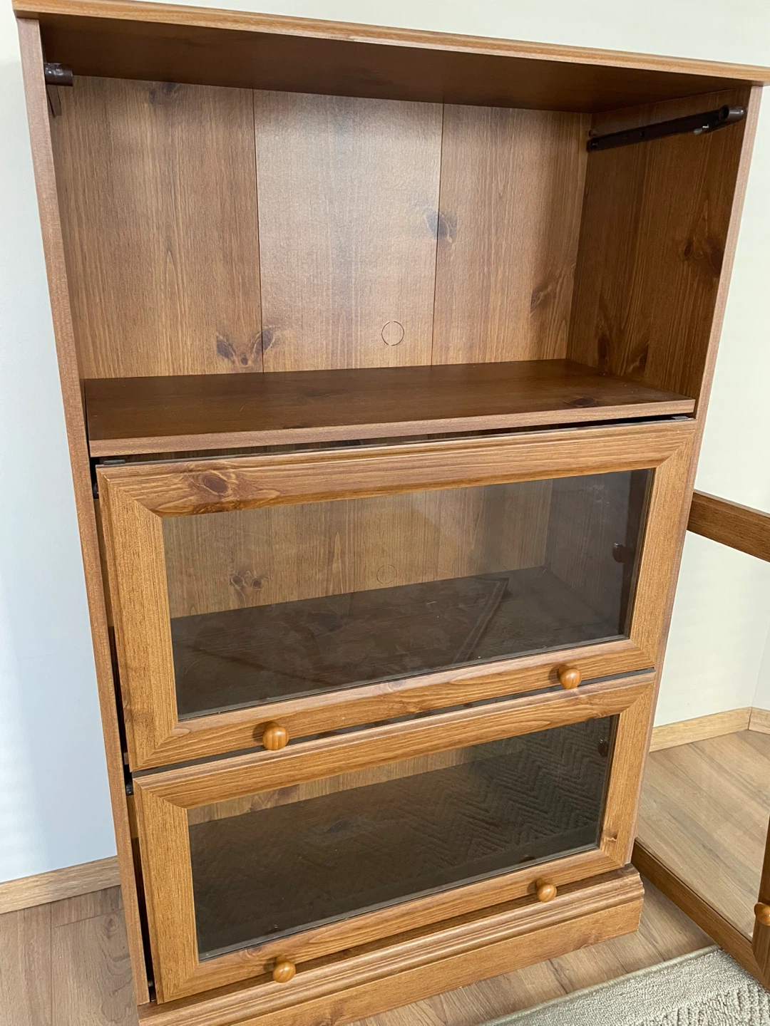 Wooden Display Cabinet with Glass Doors - photo 3