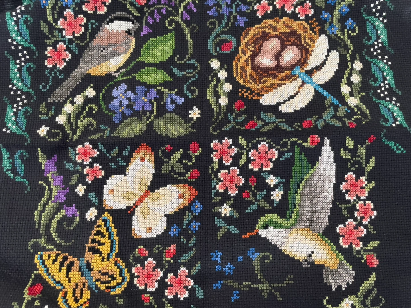 Cross Stitch - Birds, Butterflies, and Flowers