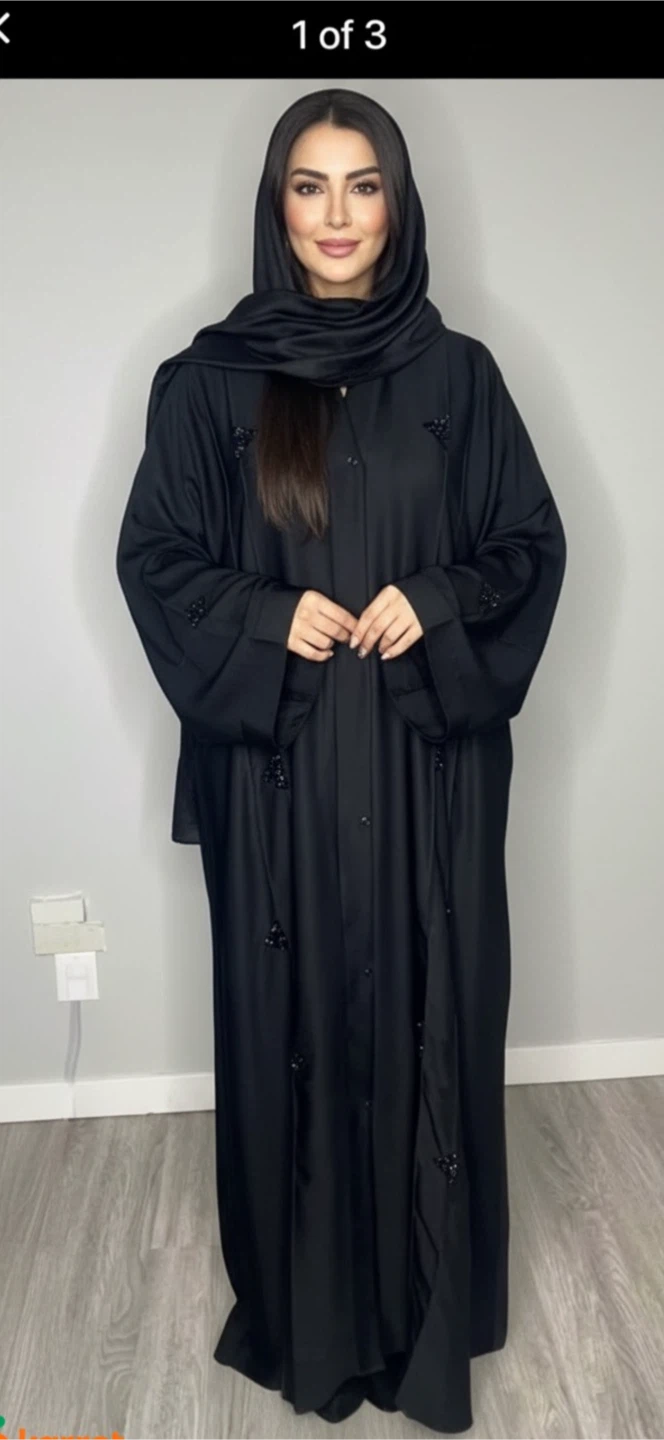 Beaded Abaya for Timeless Sophistication