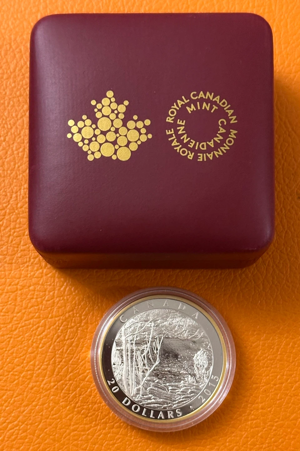 2015 Rare $20 Fine Silver Coin - Tom Thomson: Spring Ice - photo 3