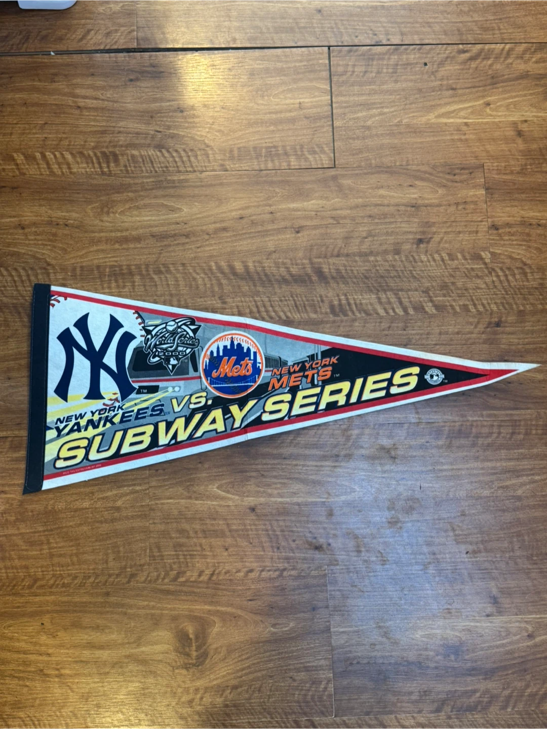 New York Yankees vs. New York Mets Subway Series Pennant 2000