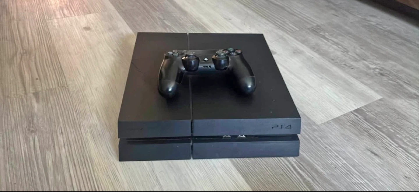 Sony PlayStation 4 PS4 Black Console with Controller - photo 2