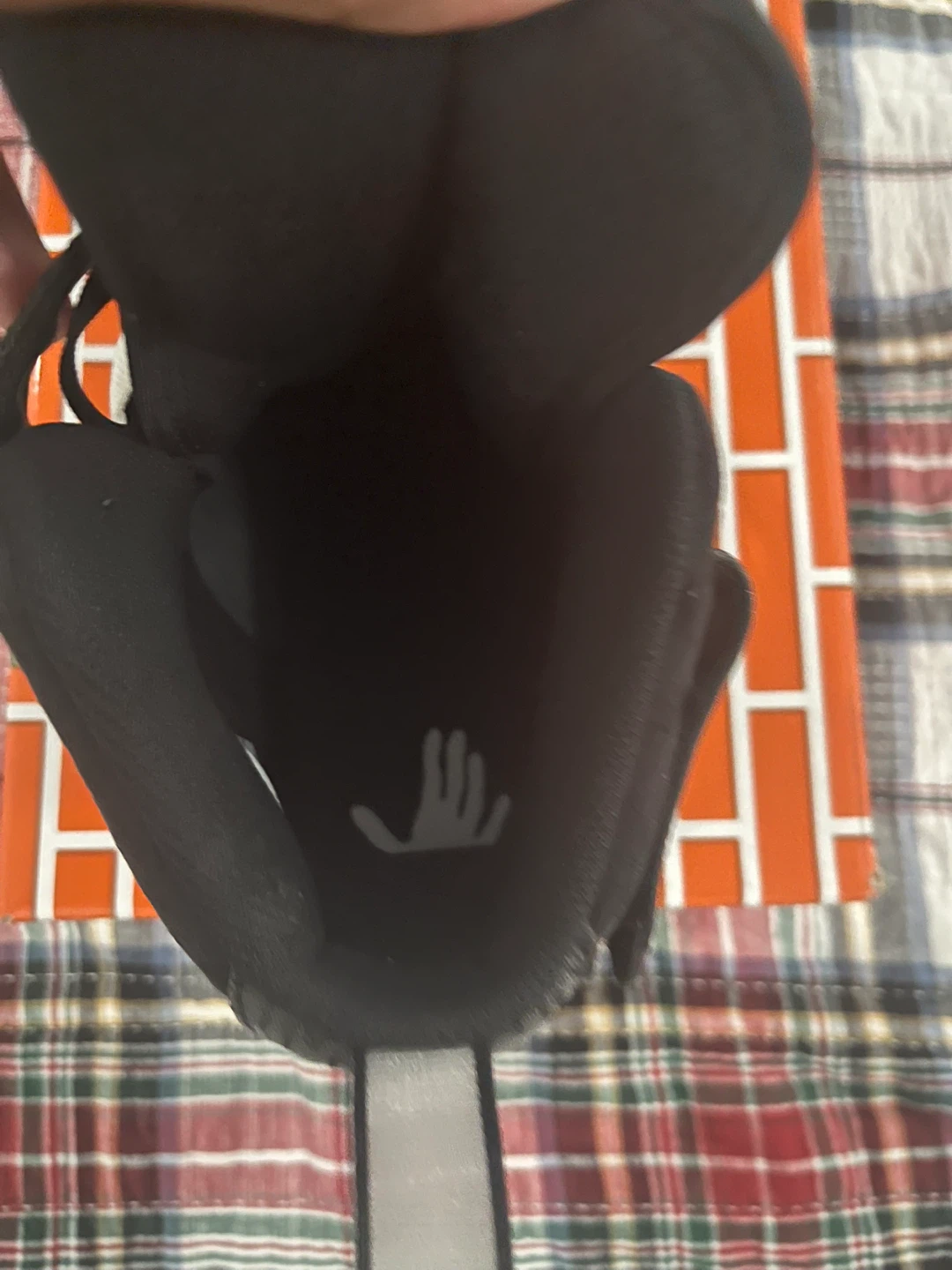 OFF-WHITE c/o NIKE Black Sneaker with Orange Swoosh - photo 5