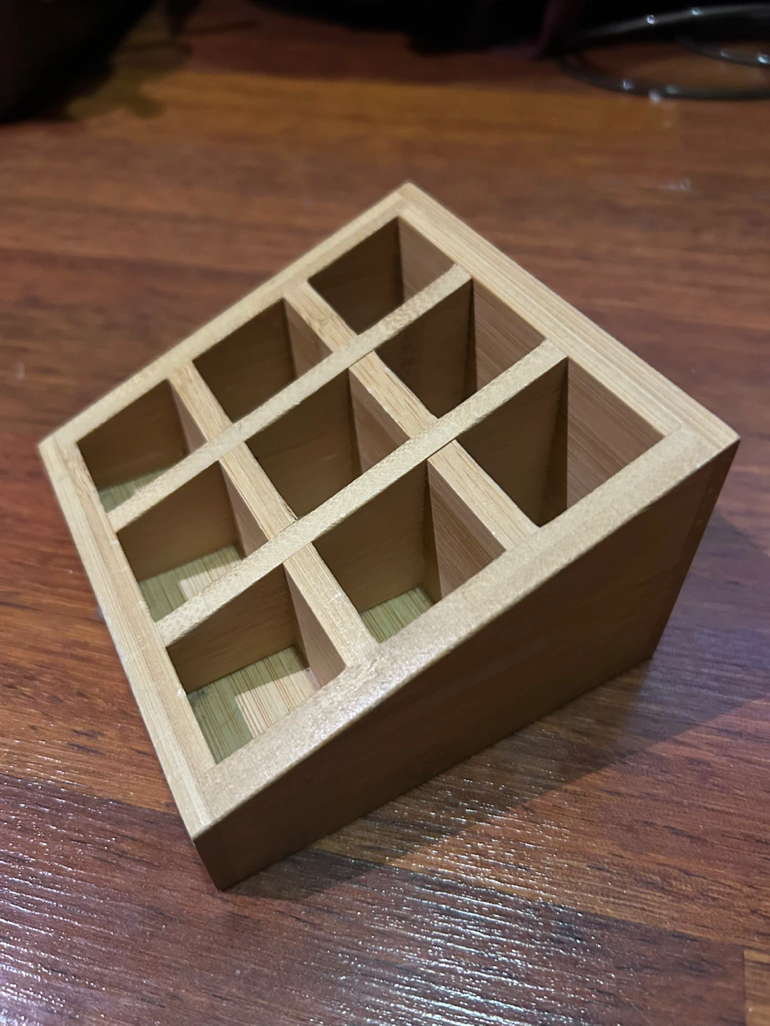 Bamboo Lipstick Organizer