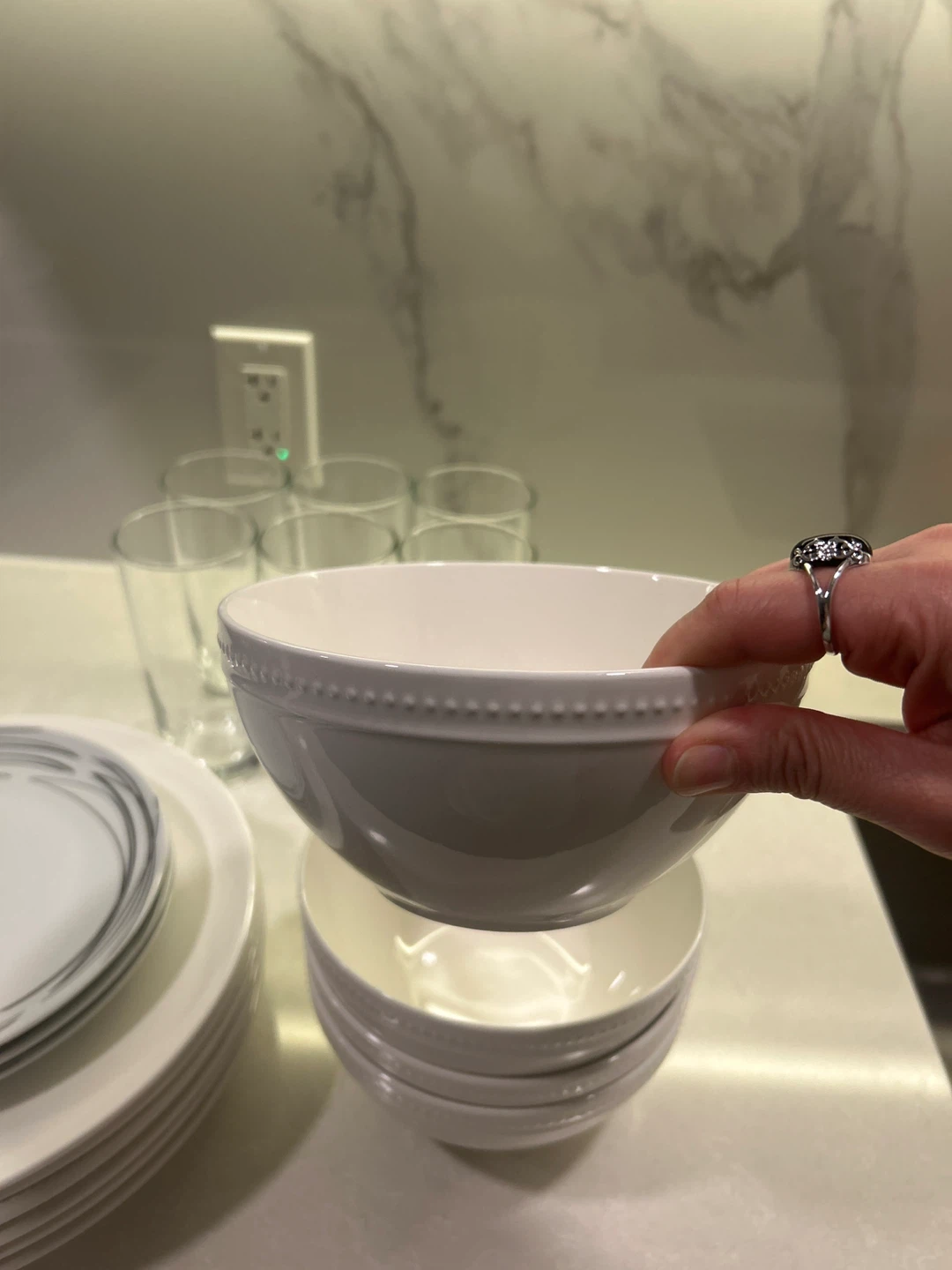 Dinnerware Set - Plates, Bowls, and Glasses - photo 3