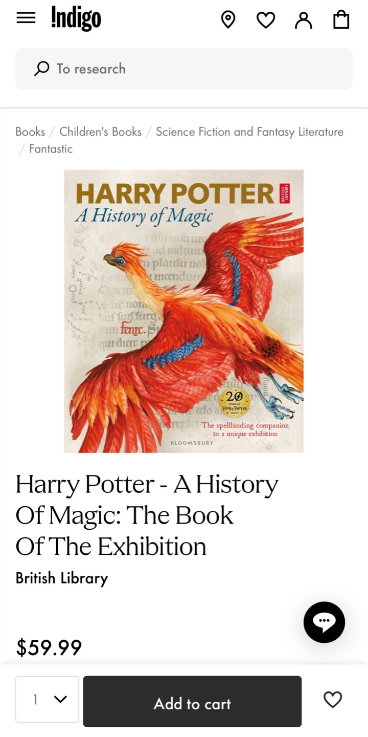 Bloomsbury Harry Potter: A History of Magic Hardcover - photo 5