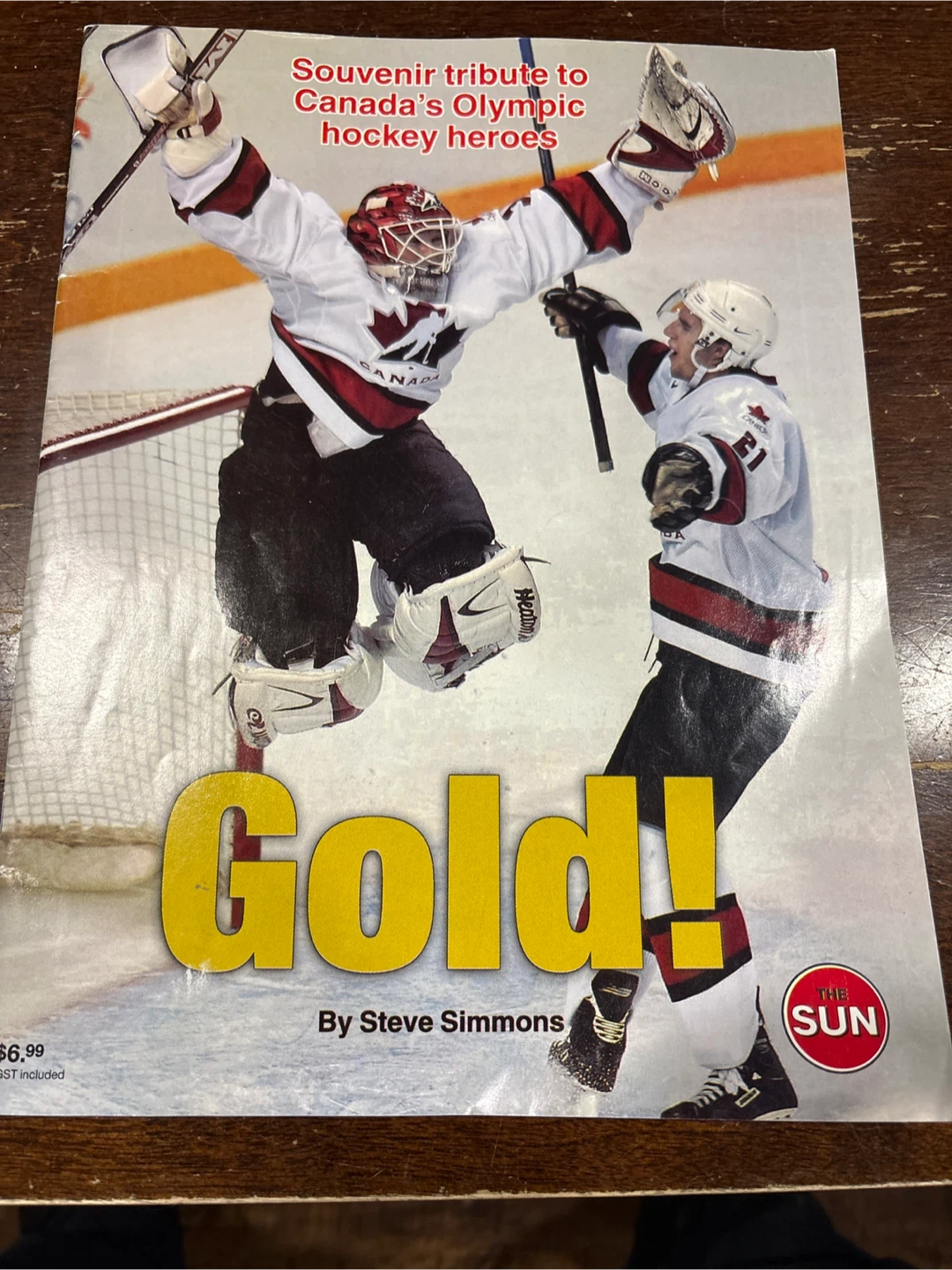 Canada Olympic 2002 Gold medal souvenir book