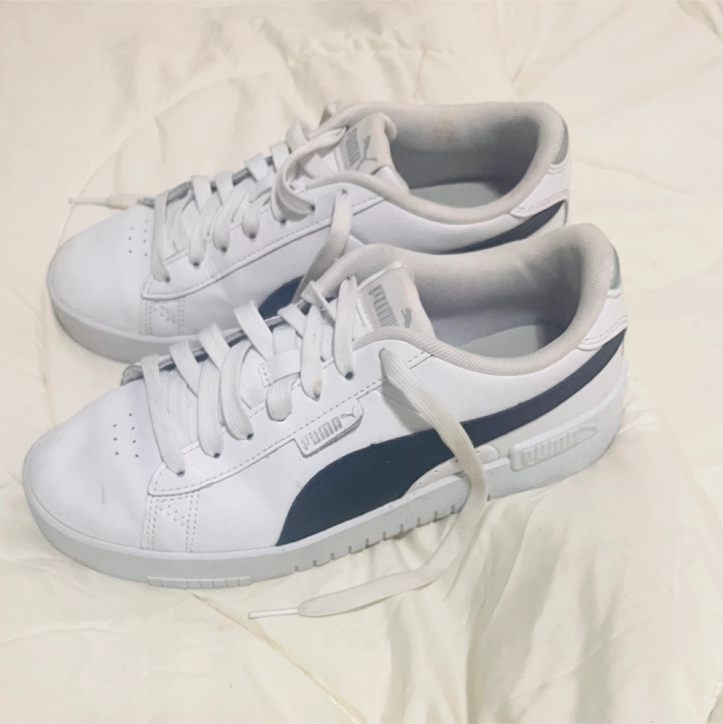 Puma White and Blue Sneakers - photo 2