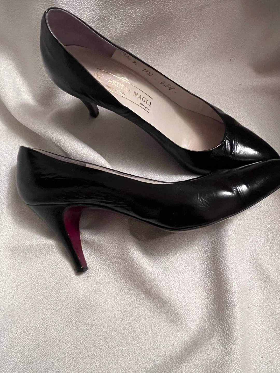 Bruno Magli Black Patent Leather Heels - photo 3
