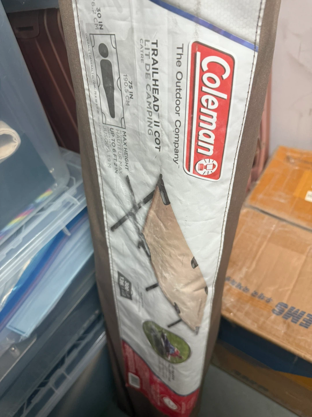 Coleman camping bed