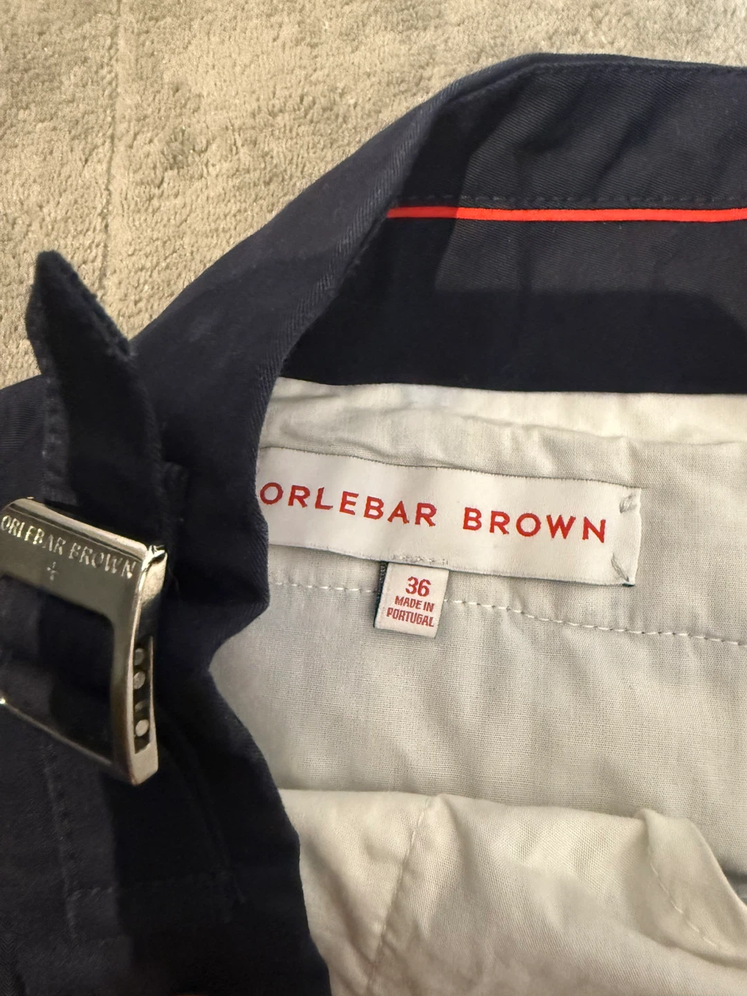 Orlebar Brown Navy Cotton Shorts Size 36 men’s - photo 4