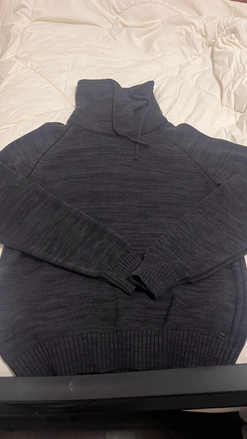 Guess Men's Sweater XX-Large Charcoal