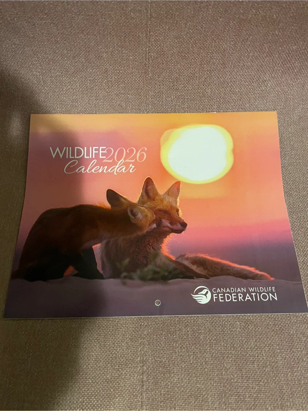 Canadian Wildlife Federation 2026 Calendar 🧡