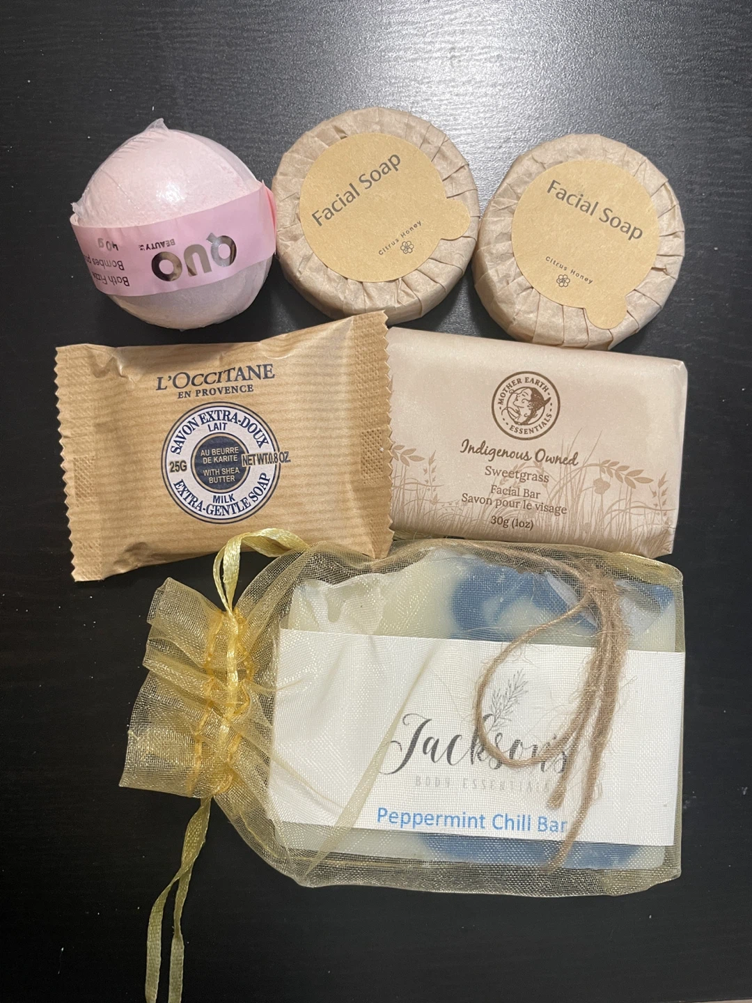 NEW Bath Bomb and Assorted Soaps Set