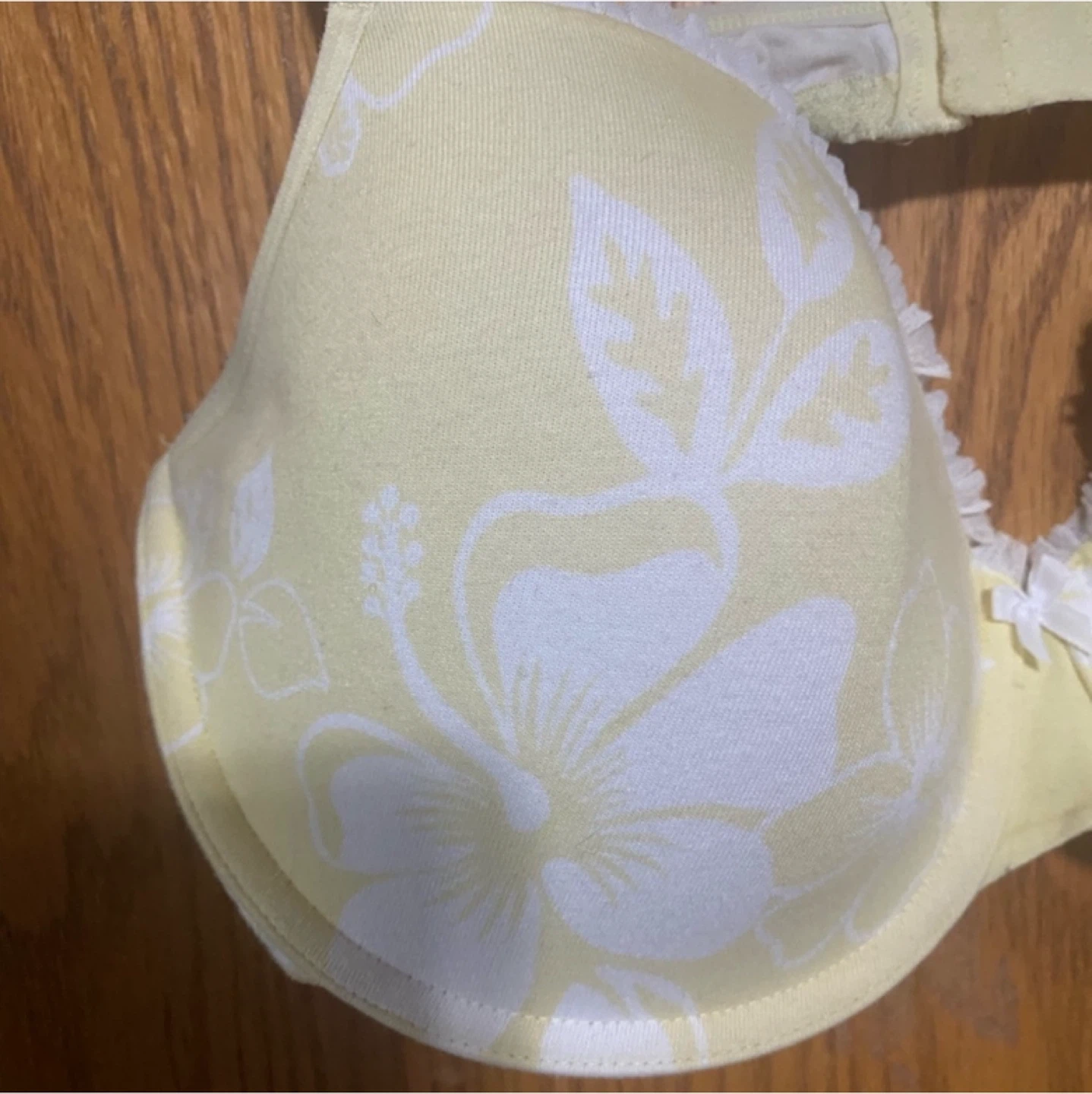 Cute ruffle trim hibiscus floral print - photo 3