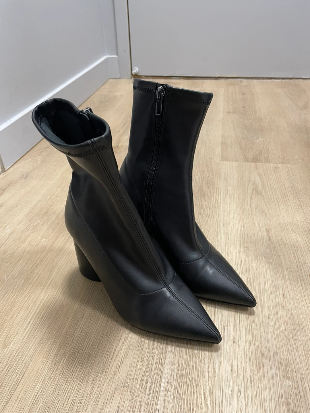 Steve Madden sock boots, size 7