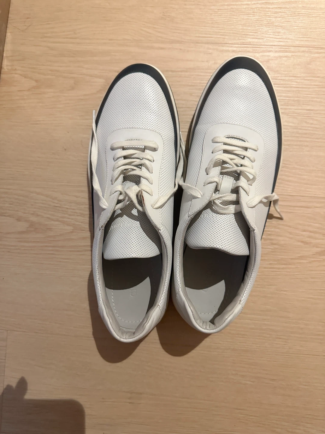Giorgio Armani  White Leather Sneakers