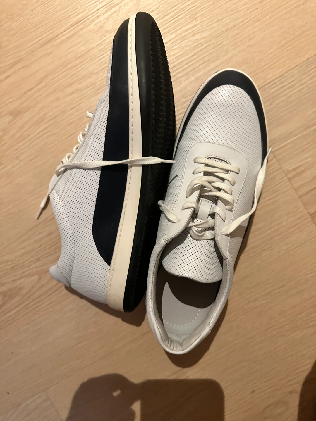 Giorgio Armani  White Leather Sneakers - photo 3