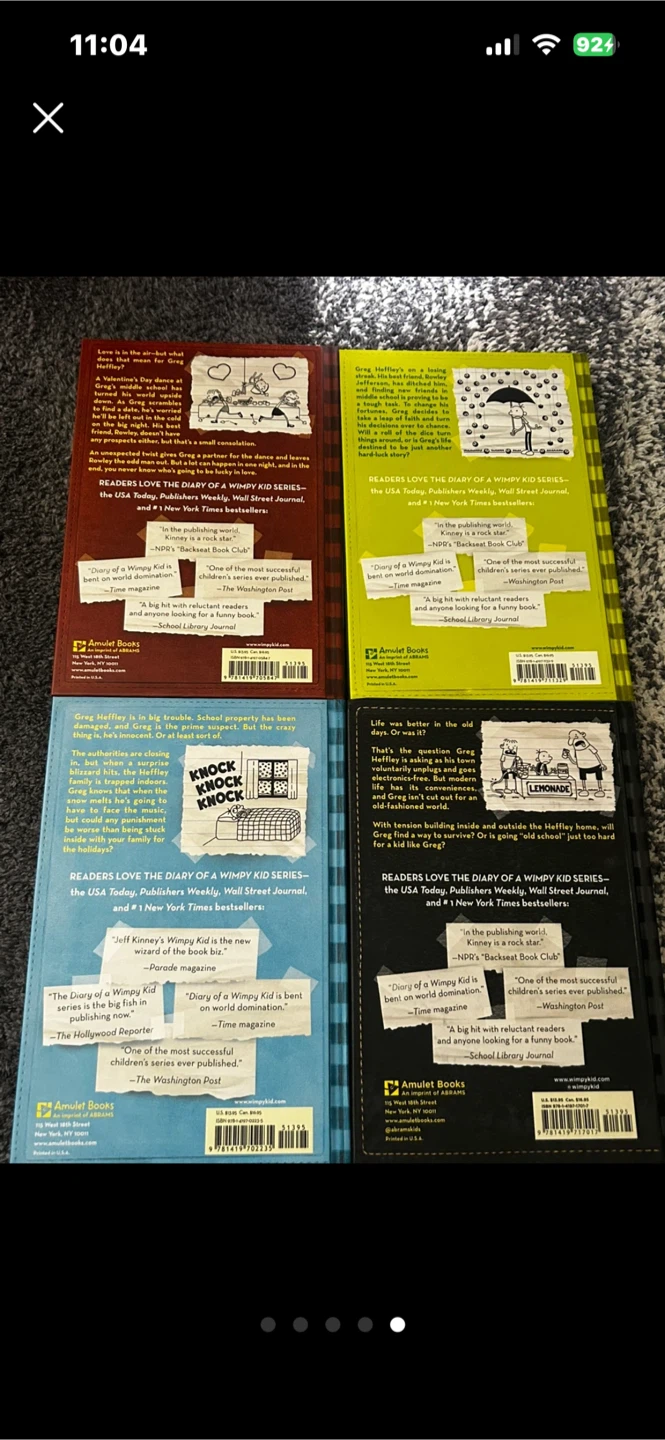 Diary of a Wimpy Kid Books 5-8 Box Set - photo 2