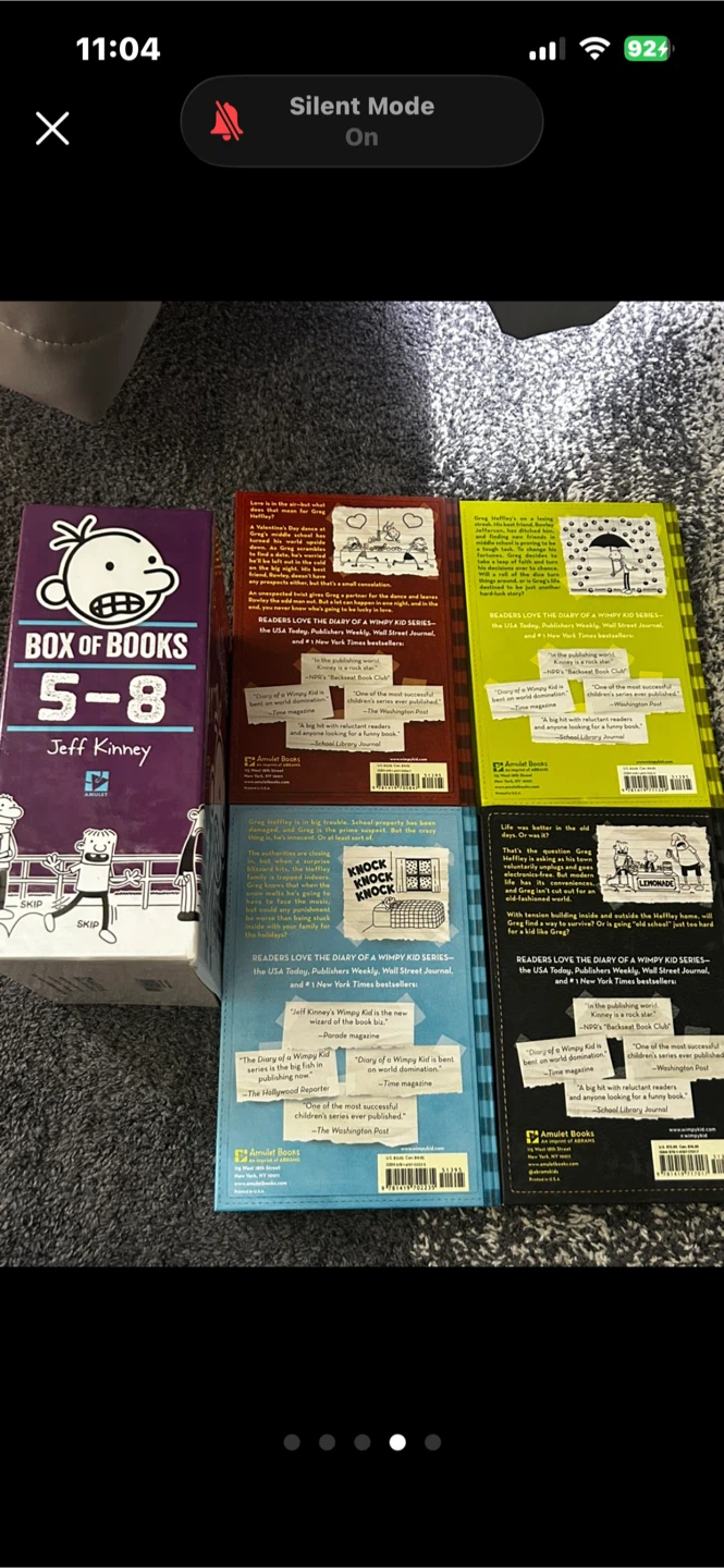 Diary of a Wimpy Kid Books 5-8 Box Set - photo 3