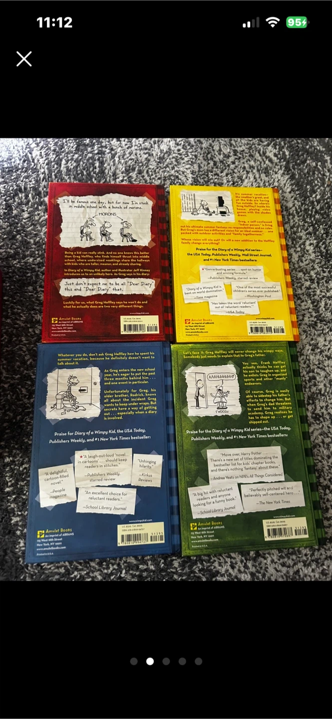 Diary of a Wimpy Kid Books 1-4 Box Set - photo 2
