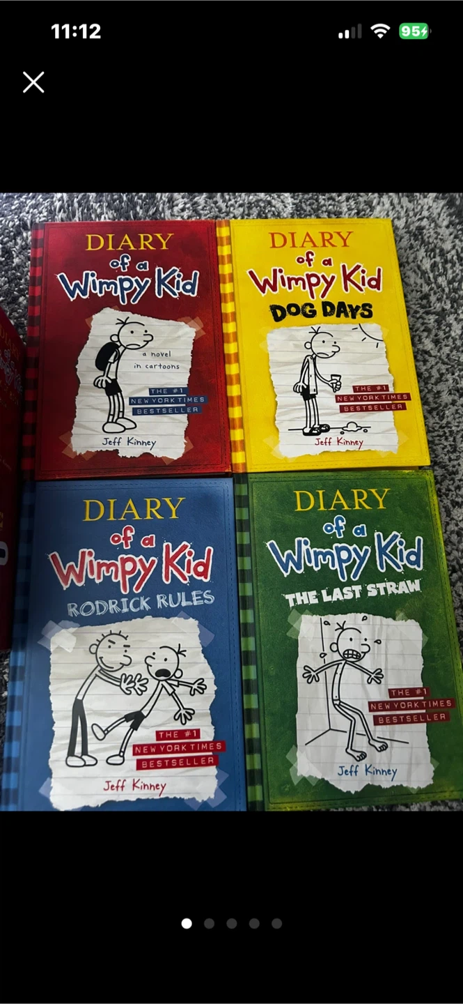 Diary of a Wimpy Kid Books 1-4 Box Set