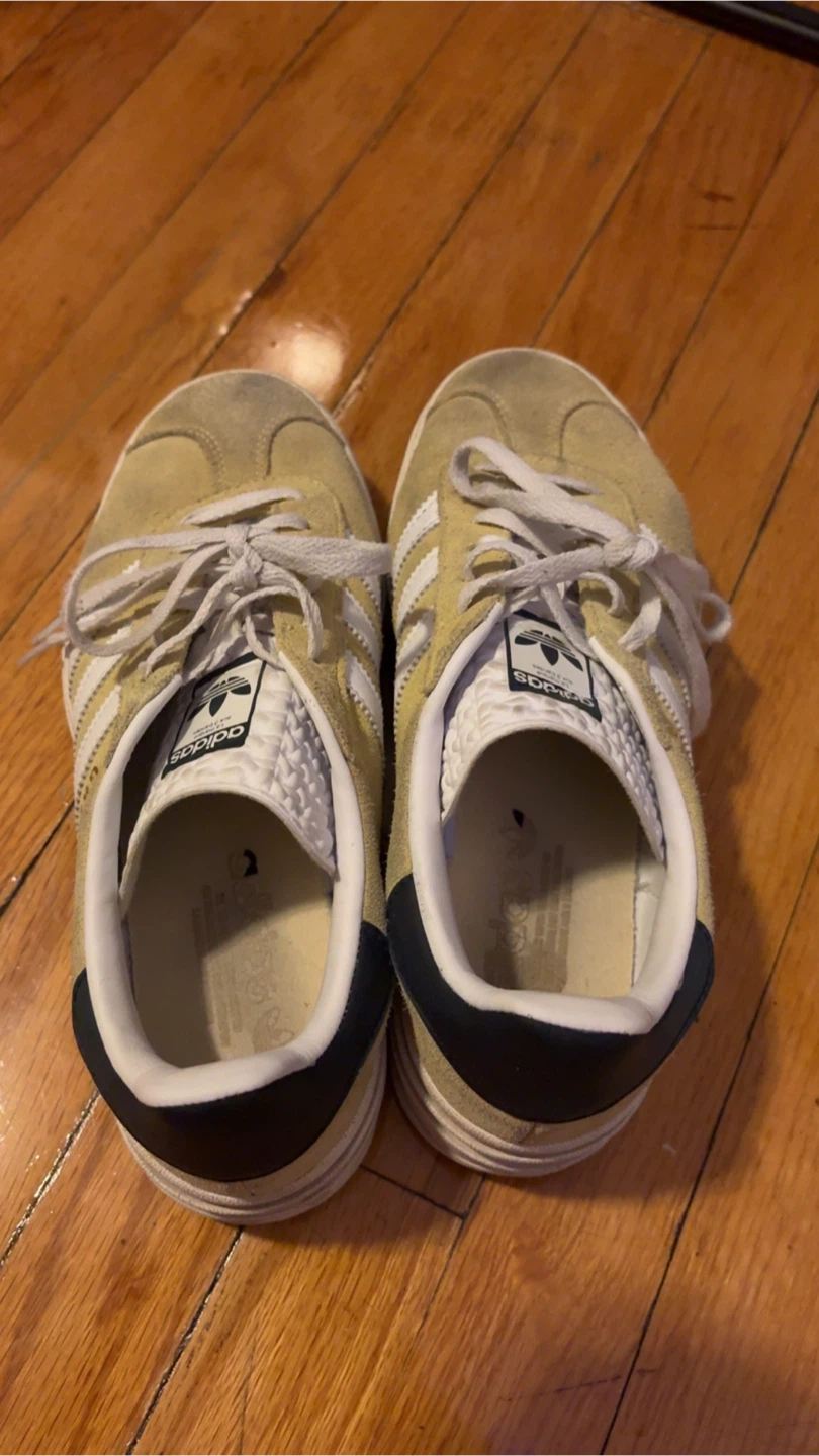 Adidas Gazelle Suede Sneakers Yellow White - photo 2