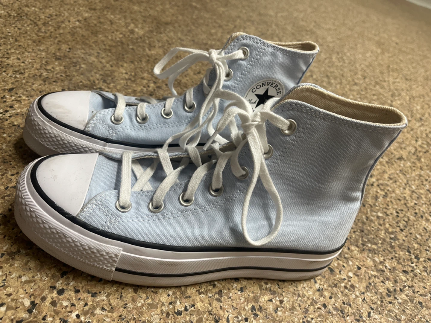Light Blue Converse All Star High-Top Sneakers - photo 3