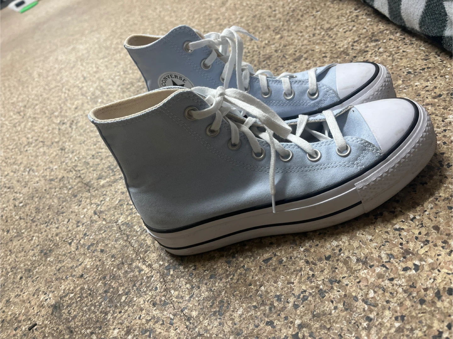 Light Blue Converse All Star High-Top Sneakers - photo 4