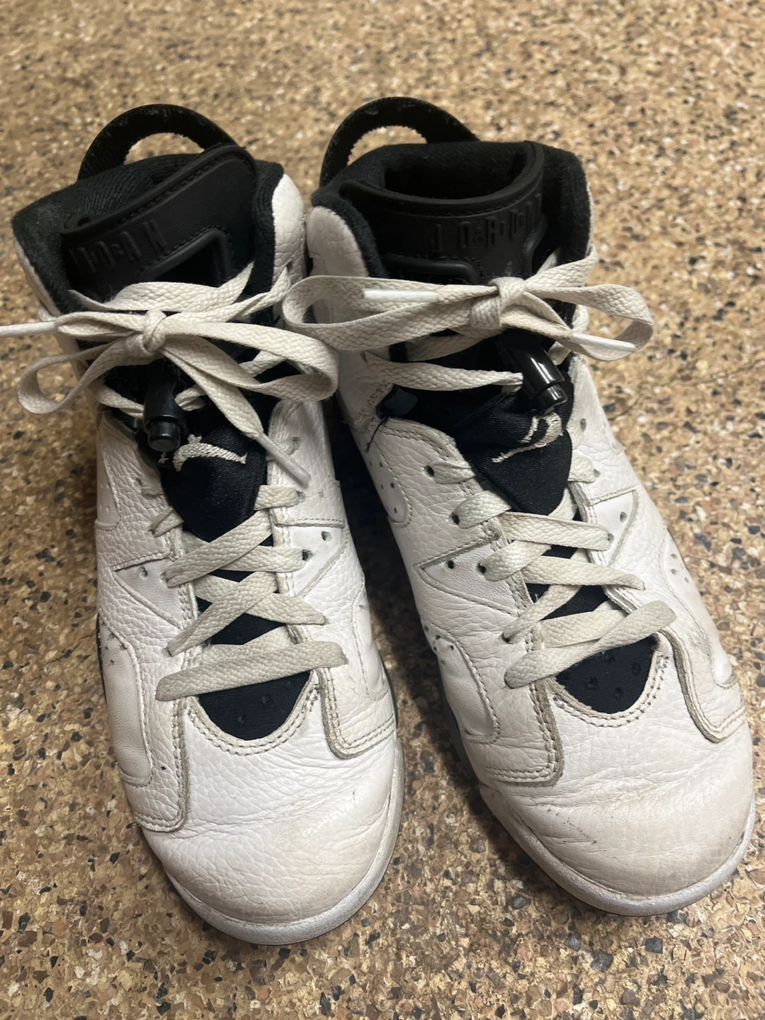 Air Jordan 6 Retro White Black Sneakers - photo 5