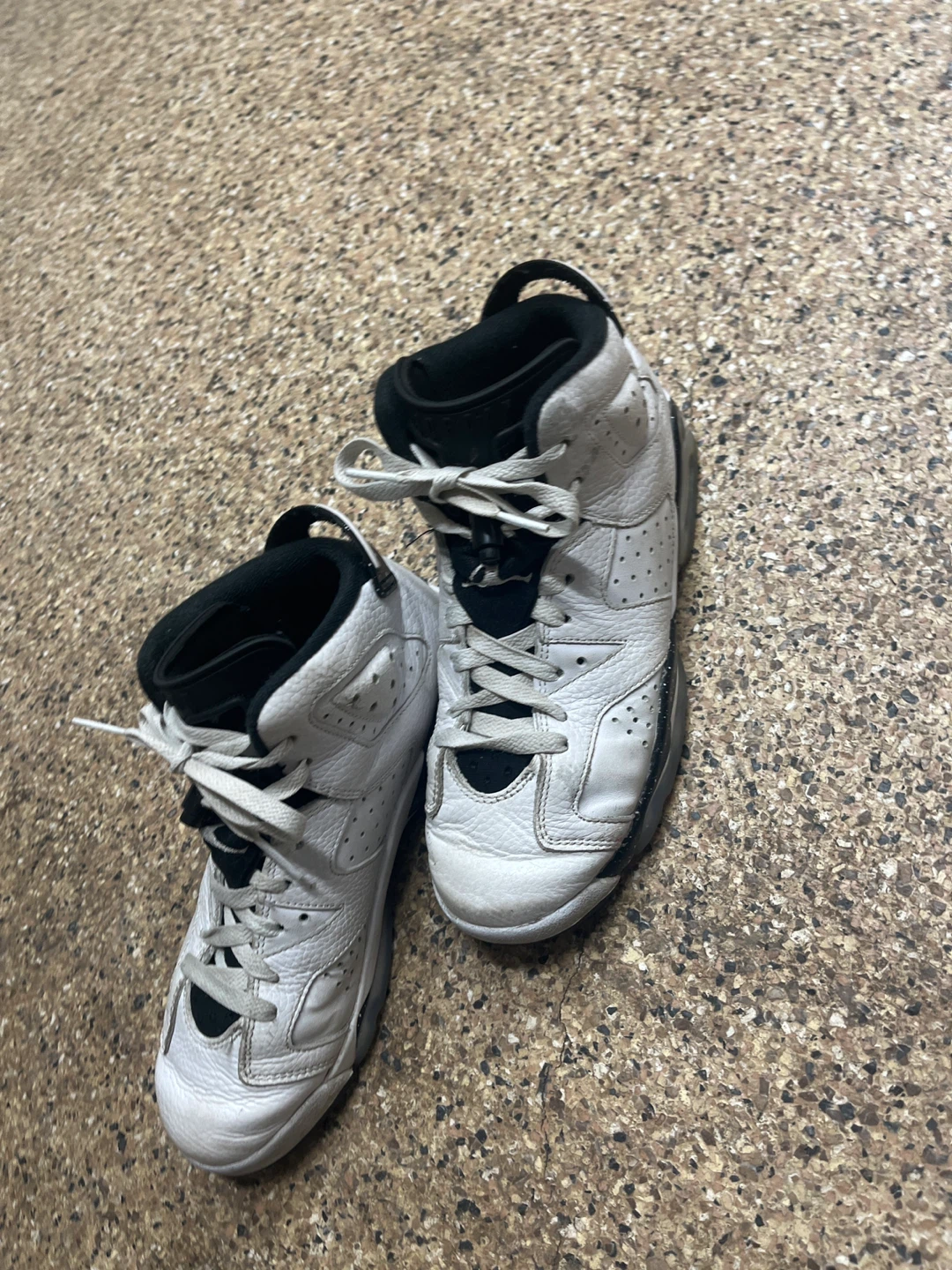 Air Jordan 6 Retro White Black Sneakers - photo 3