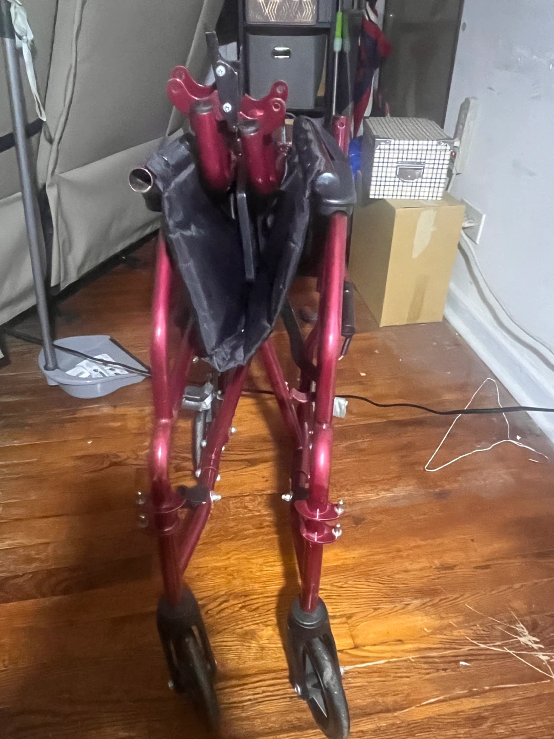 Red transporter wheelchair - photo 4