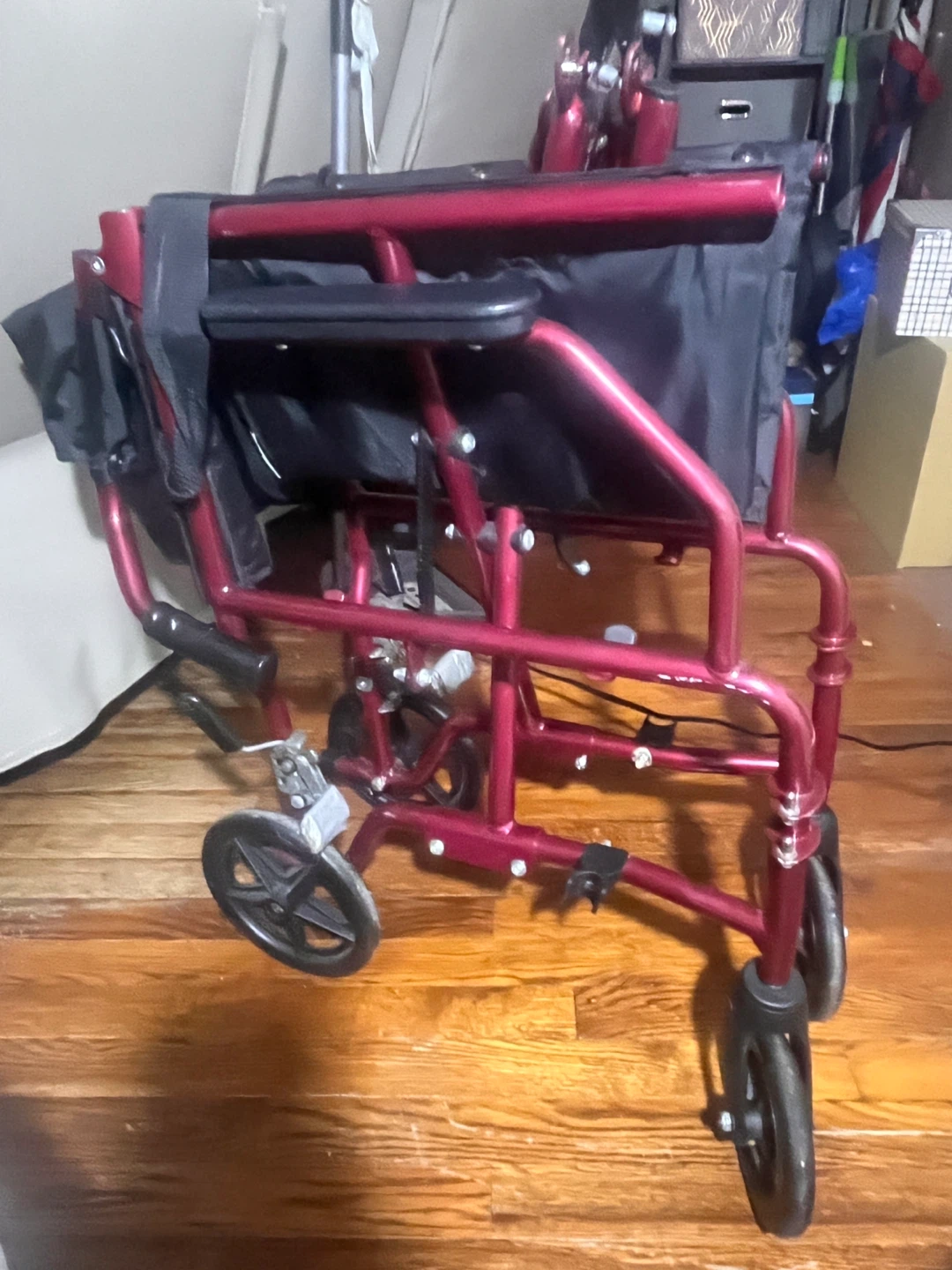 Red transporter wheelchair - photo 5