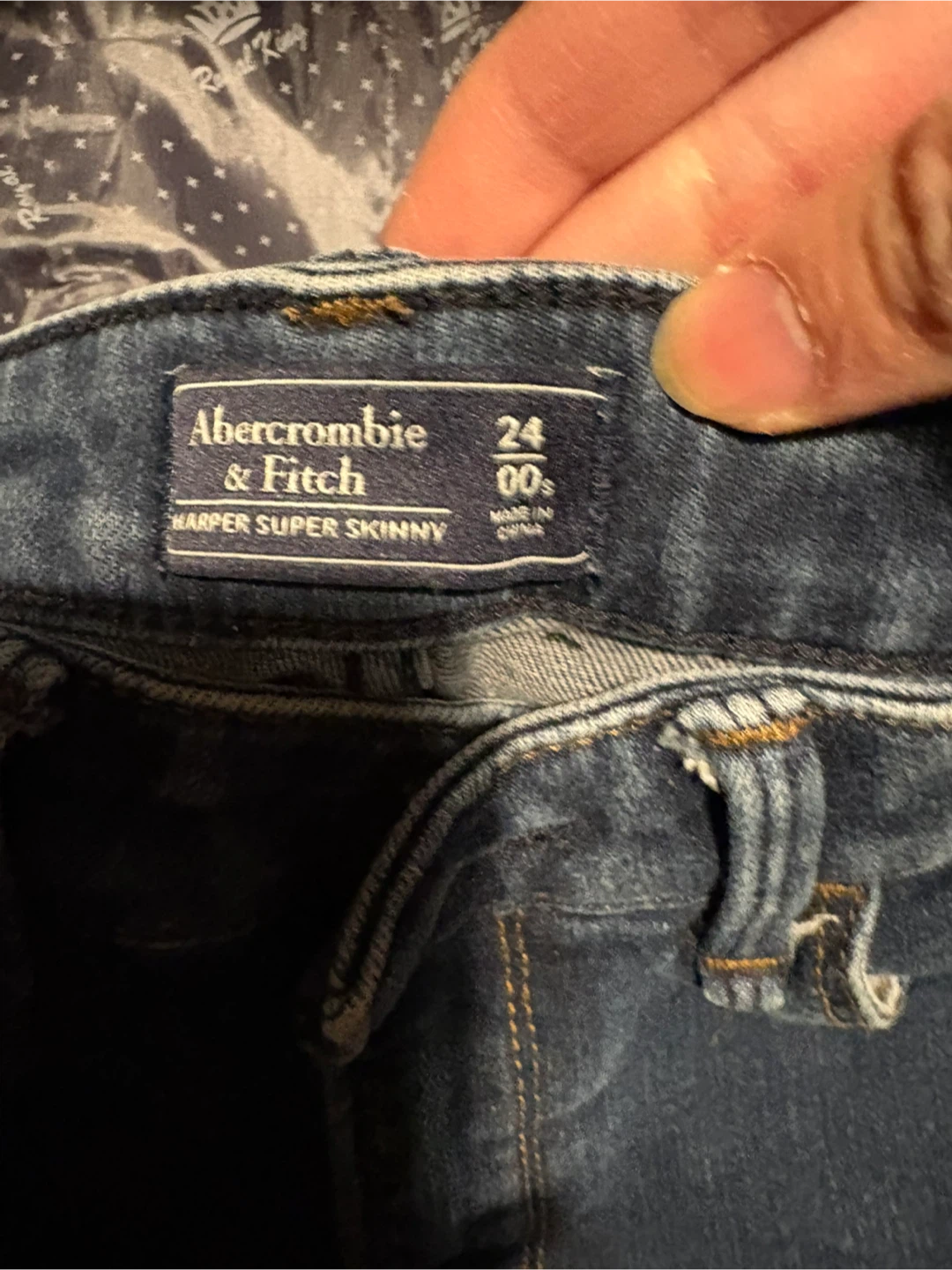 Abercrombie & Fitch Harper Super Skinny Jeans - Size 24 - photo 3