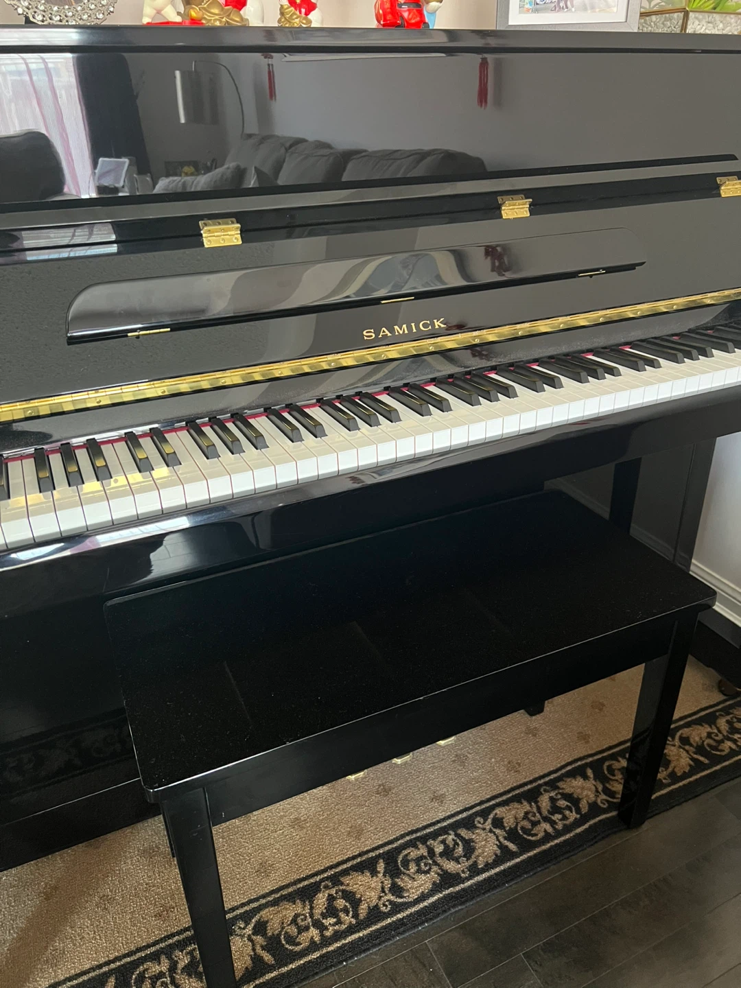 Samick Upright Piano with Bench