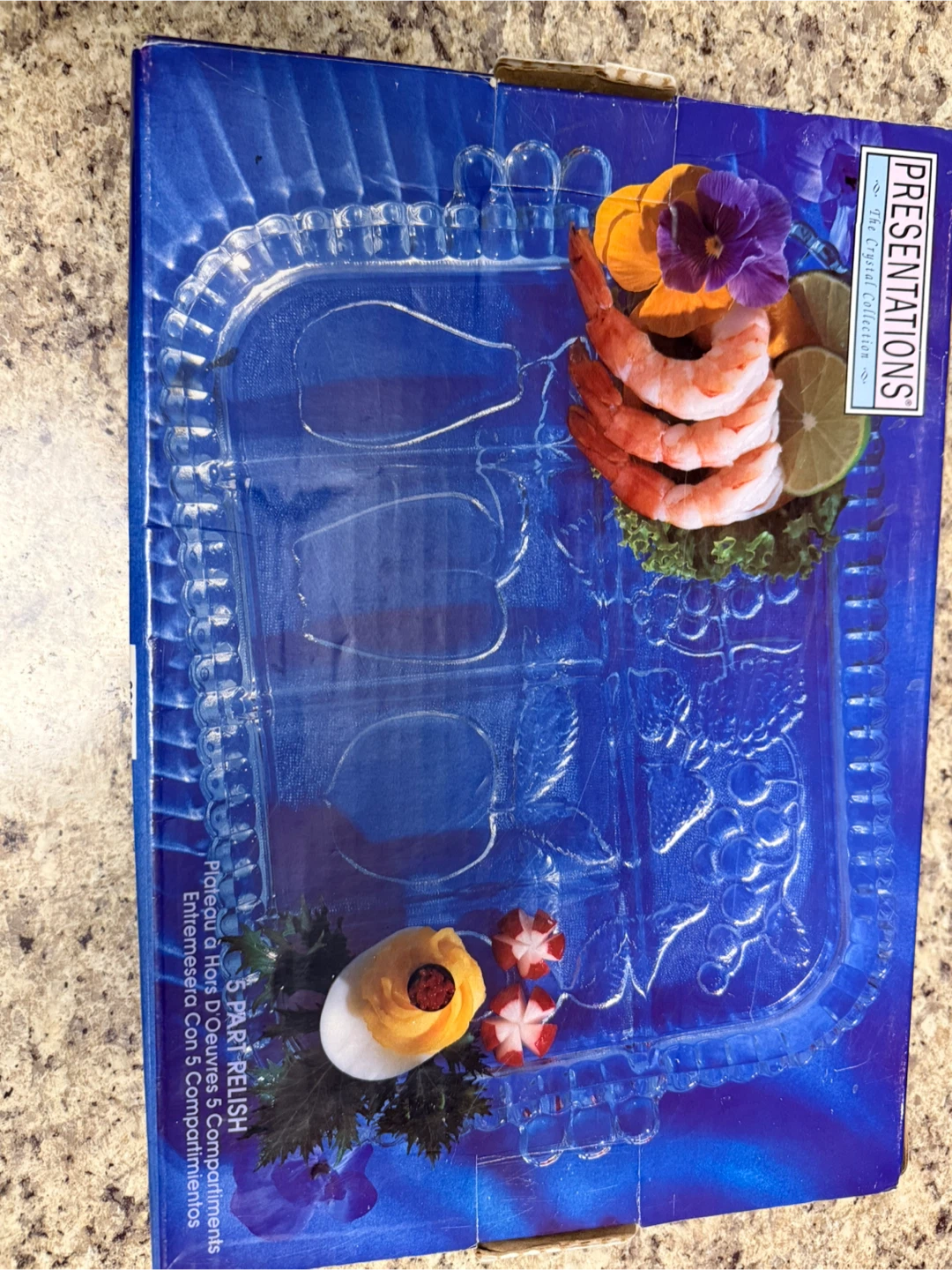 🧡Presentations 5 Part Relish Tray - photo 2