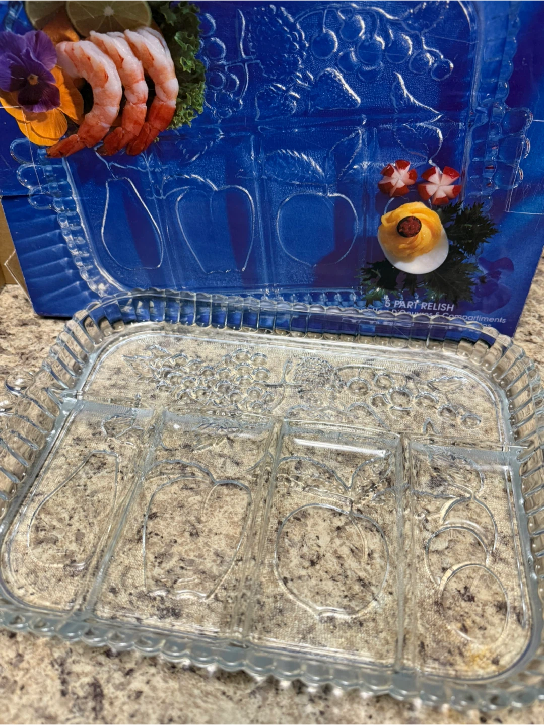 🧡Presentations 5 Part Relish Tray