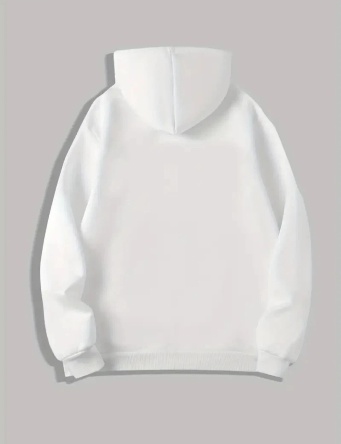 New White Zip-Up Hoodie with Graphic Print - photo 2