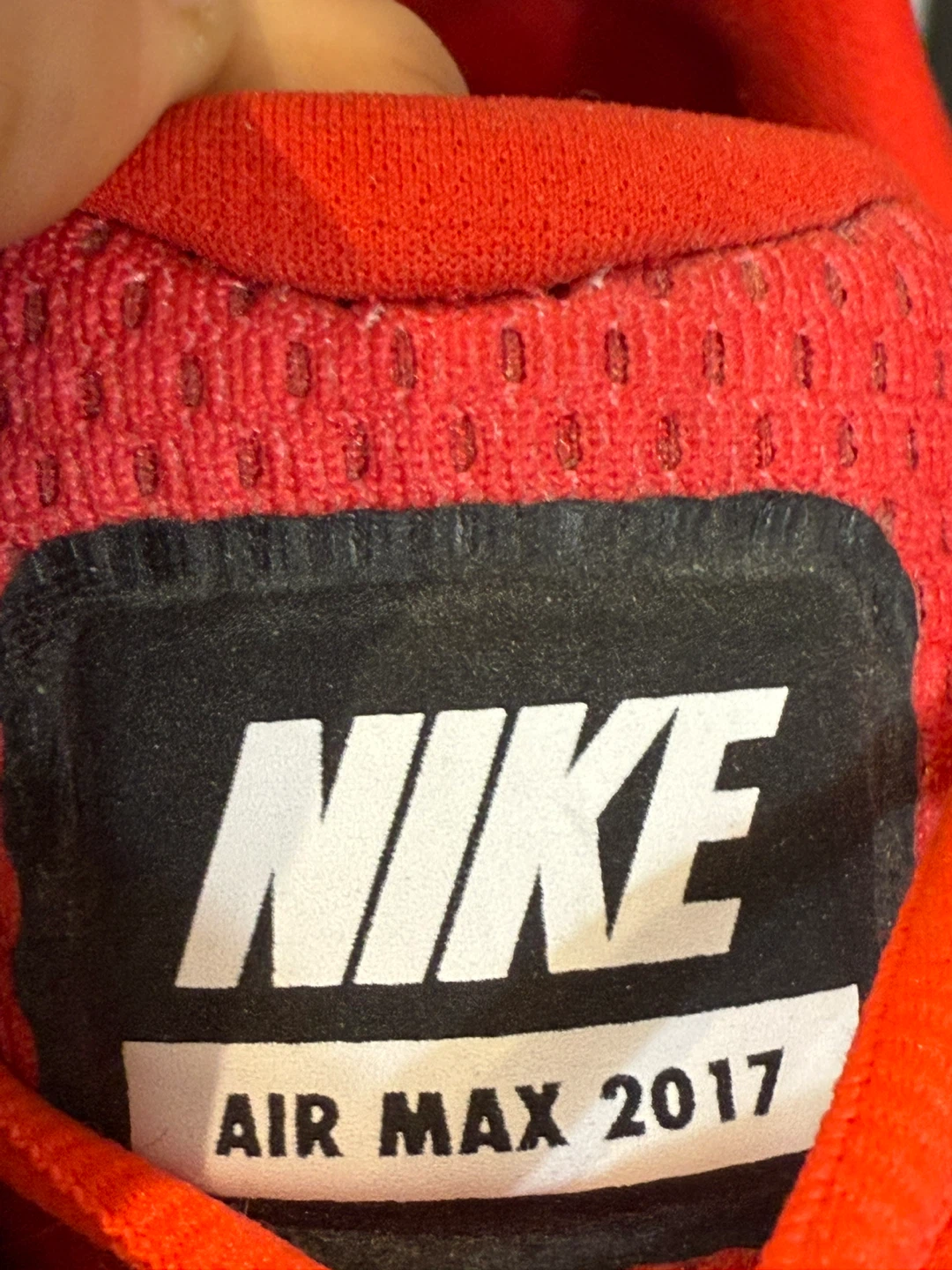 Nike Air Max 2017 Red Running Shoes US 12 like new barely worn - photo 5